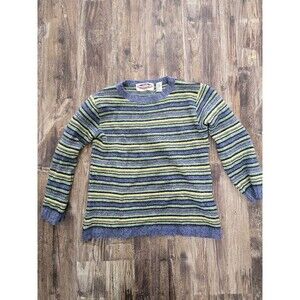 Vintage Sonoma Jean Company Wool Angora Blend Striped Pullover Sweater L